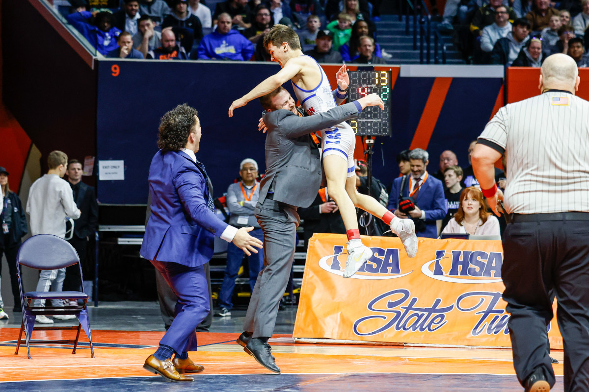 Illinois wrestling championships February 17 2024 Nate Latsch 25980